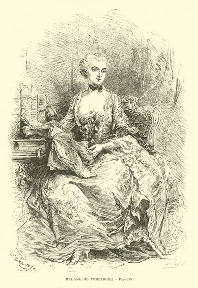 Madame de Pompadour de French School