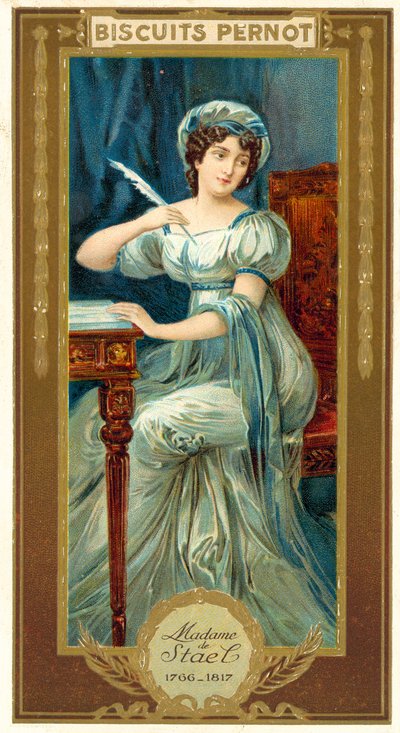 Madame de Stael, escritora francesa de French School