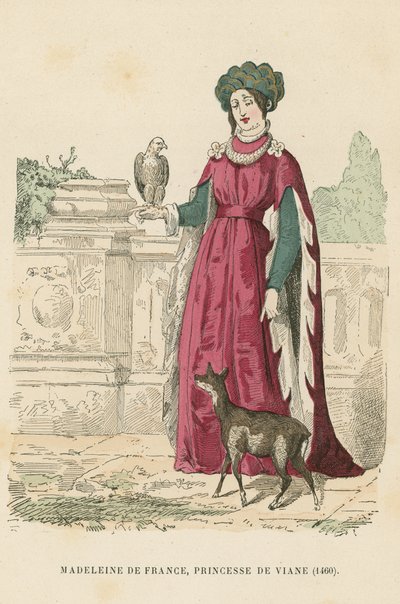 Magdalena de Francia, Princesa de Viana de French School