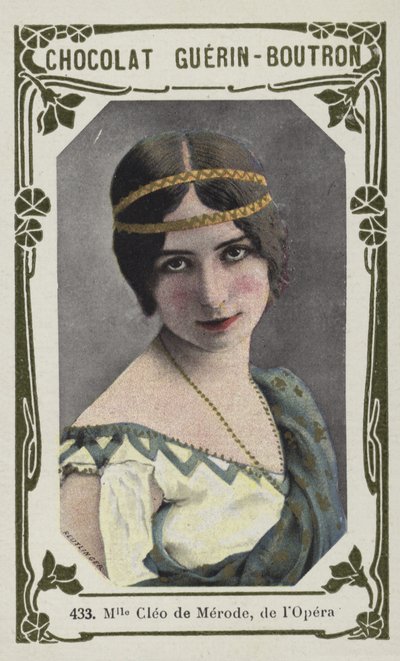 Señorita Cleo de Merode, de la Ópera de French School