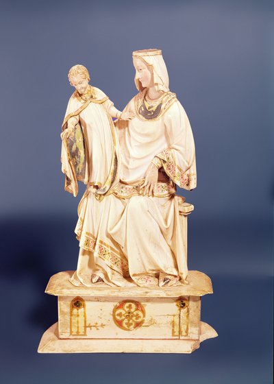 Madonna y el Niño de French School