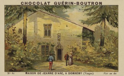 Casa de Juana de Arco, en Domremy, Vosgos de French School