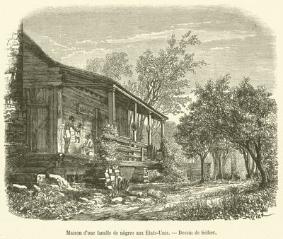 Casa de una familia negra en Estados Unidos de French School