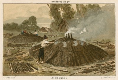 Fabricación de carbón de French School