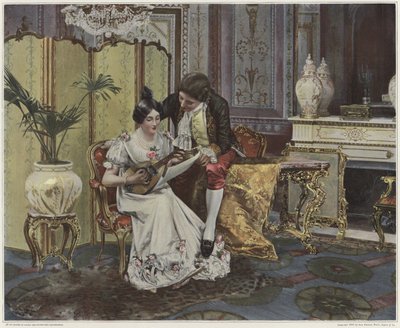 Lección de mandolina de French School