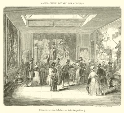 Manufactura de los Gobelinos, Sala de exposición de French School