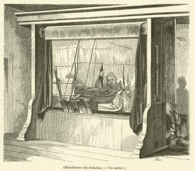 Manufactura de los Gobelinos, Un telar de French School