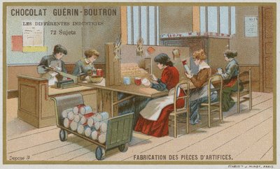Fabricación de partes de fuegos artificiales de French School