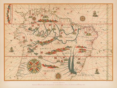 Mapa de América de French School