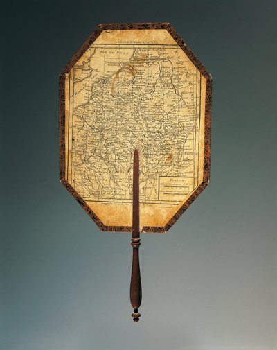 Mapa del noreste de Francia de French School