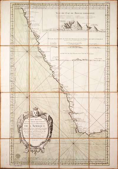 Mapa del suroeste de África de French School