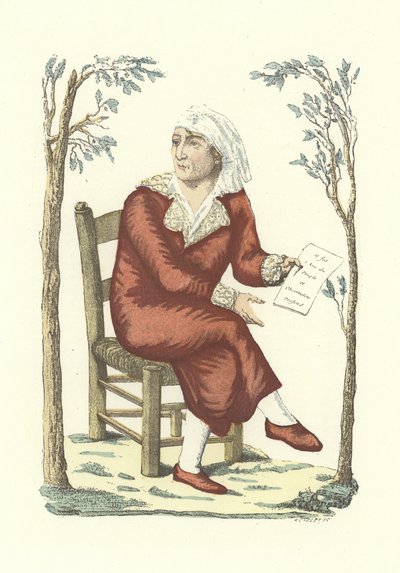 Marat en bata de French School