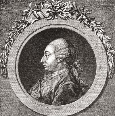 Marc Antoine René de Voyer, marqués de Paulmy y 3er marqués de Argenson, 1722-1787. Diplomático francés. De Les Heures Libres publicado en 1908 de French School