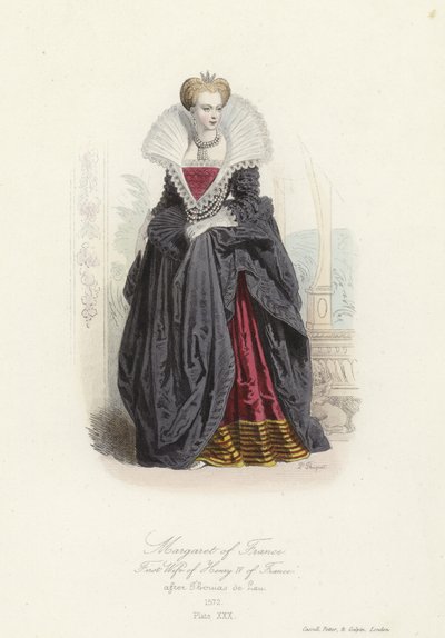 Margarita de Francia, primera esposa de Enrique IV de Francia de French School