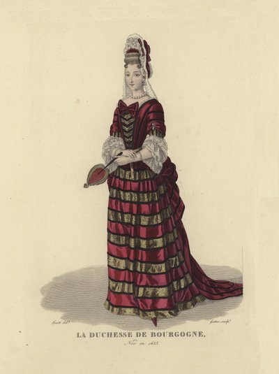Marie-Adélaïde de Saboya, duquesa de Borgoña de French School