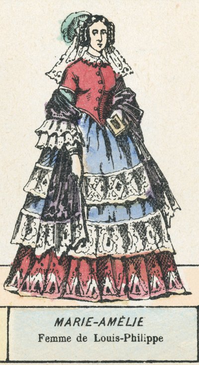 María Amelia, Esposa de Luis Felipe de French School