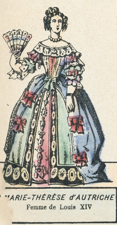 María Teresa de Austria, Esposa de Luis XIV de French School