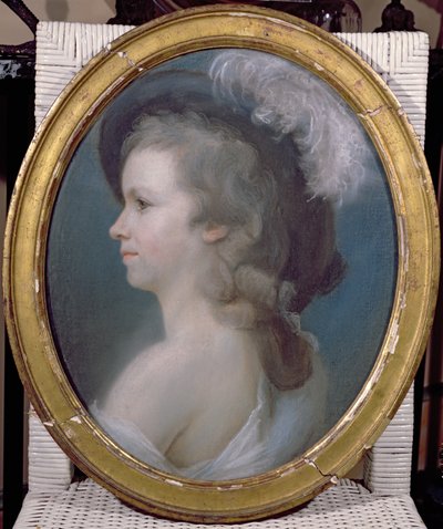 Marie Anne Paulze (1758-1836) como niña de French School