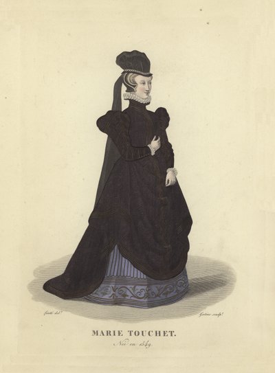 Marie Touchet, amante del rey Carlos IX de Francia de French School