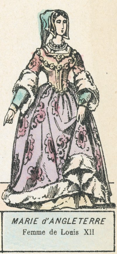 María de Inglaterra, esposa de Luis XII de French School