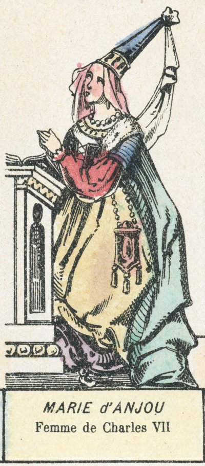 María de Anjou, esposa de Carlos VII de French School