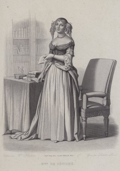 Marie de Rabutin-Chantal, marquesa de Sevigne, escritora francesa de French School