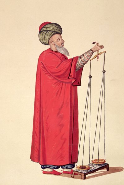 Oficial de Mercado, período otomano, tercer cuarto del siglo XVIII de French School