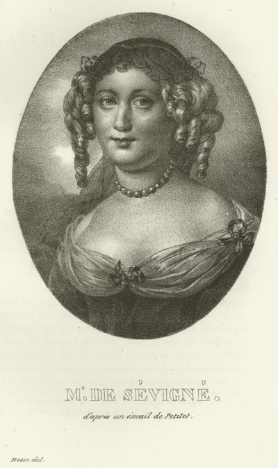 Marquesa de Sevigne de French School