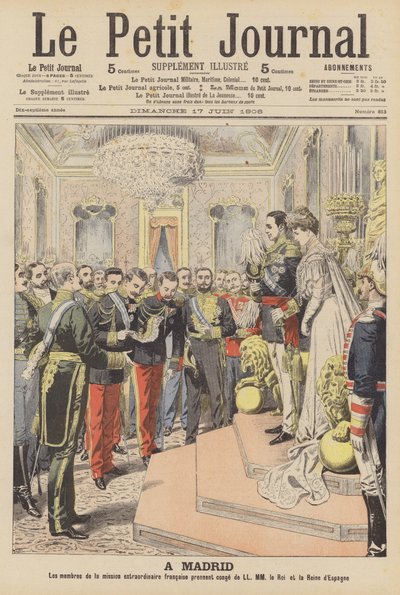 Matrimonio del Rey Alfonso XIII de España y Victoria Eugenia de Battenberg de French School