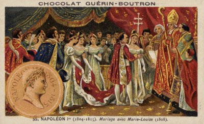 Matrimonio de Napoleón y María Luisa de Austria de French School