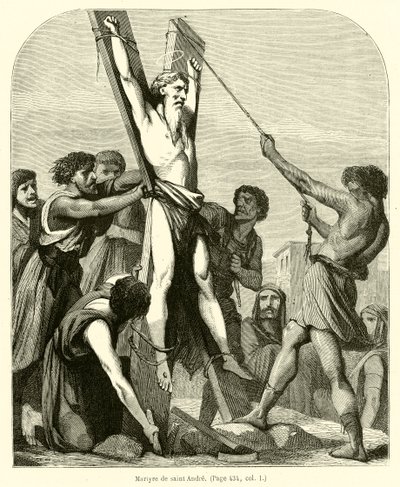 Martirio de San Andrés de French School