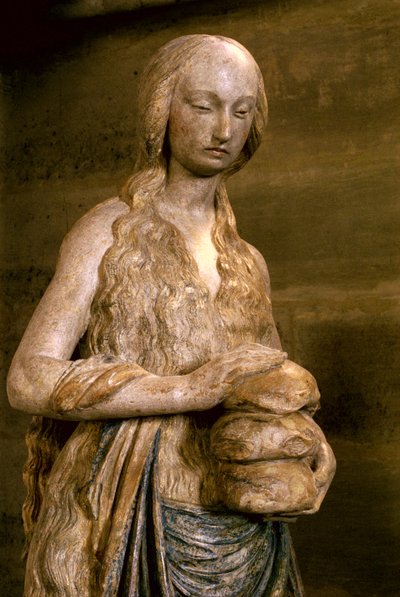 María Magdalena, finales del siglo XV (piedra policromada) de French School