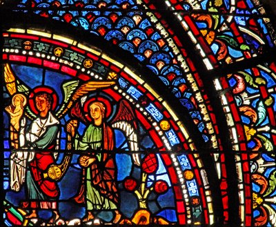 La ventana de María Magdalena: el alma de María Magdalena es bendecida de French School