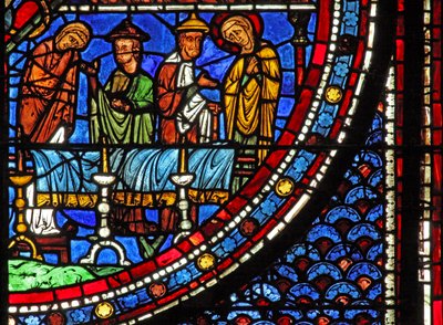 La ventana de María Magdalena: María en la muerte de Lázaro de French School
