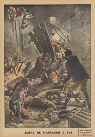 Masacre en Fez, Marruecos de French School