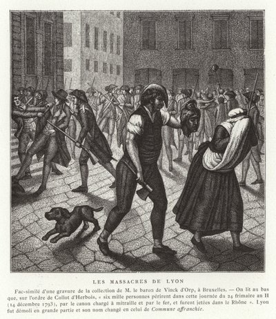 Masacres en Lyon, Revolución Francesa, diciembre de 1793 de French School