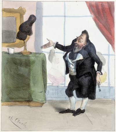 Peluca Mayeux, c. 1850 de French School