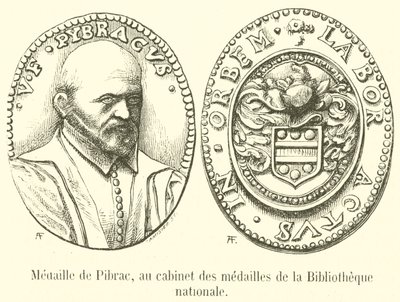 Medalla de Pibrac, en el gabinete de medallas de la Biblioteca Nacional de French School