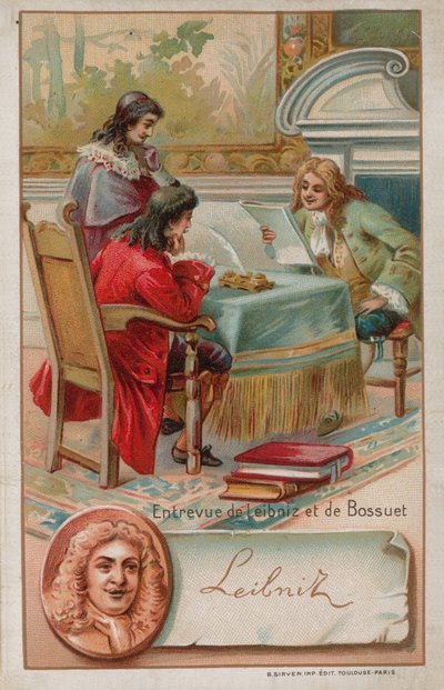 Encuentro entre Leibniz y Bossuet de French School