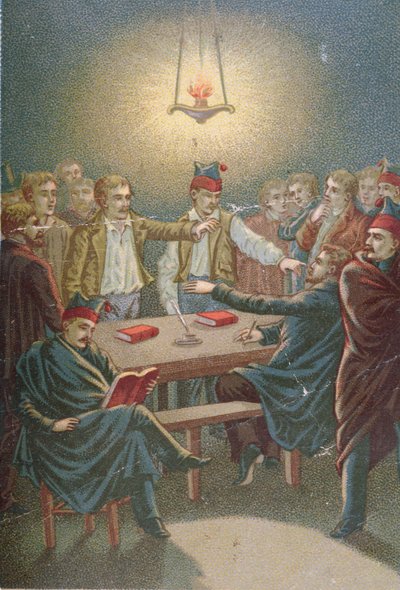 Reunión de los Carbonarios, c.1815-30 de French School