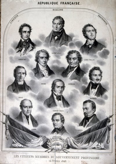 Miembros del Gobierno Provisional de Francia de French School
