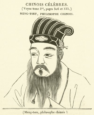 Meng-tseu, filósofo chino de French School