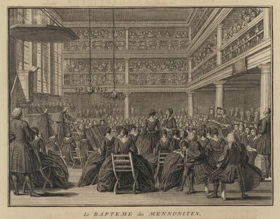 Ceremonia de bautismo menonita de French School