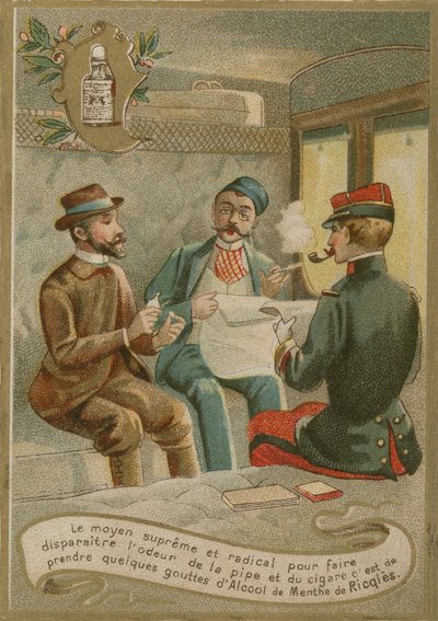 Menthe de Ricqles, tarjeta comercial de French School