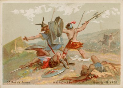 Meroveo, Rey de Francia (412-457) de French School