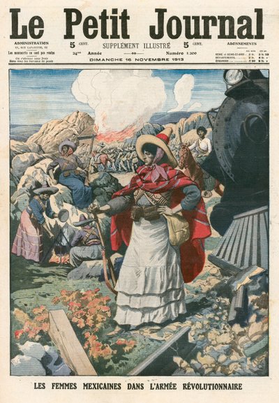 Mujeres mexicanas en el ejército revolucionario de French School