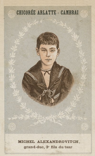 Miguel Alexandrovitch, gran duque, tercer hijo del zar de French School