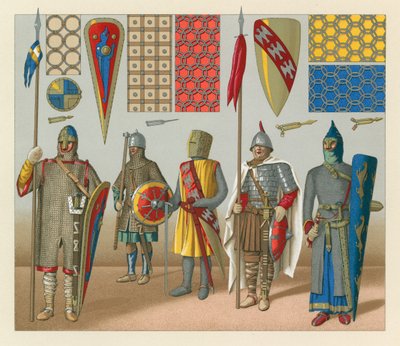 Traje de la Edad Media de French School