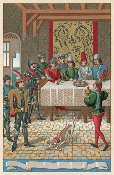 Traje de la Edad Media de French School