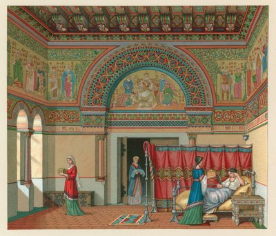 Traje de la Edad Media de French School